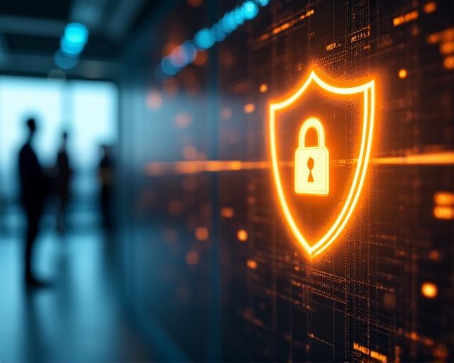 Concetto di sicurezza dati e conformità GDPR